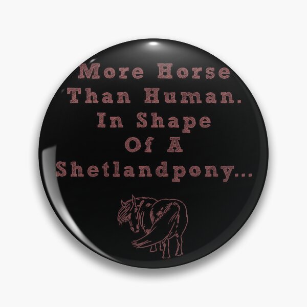 Item preview, More Horse Than Human Drawing Shetlandpony designed and sold by AK-Hevonen.