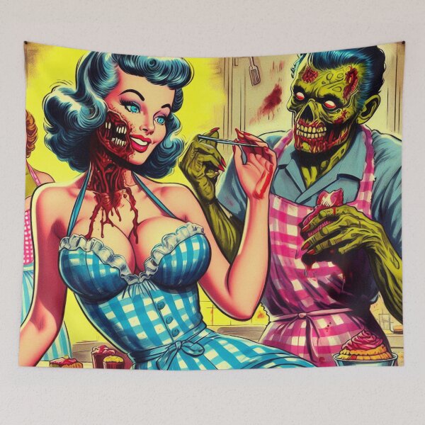 Item preview, Retro Zombie Comics designed and sold by PulpVintage.
