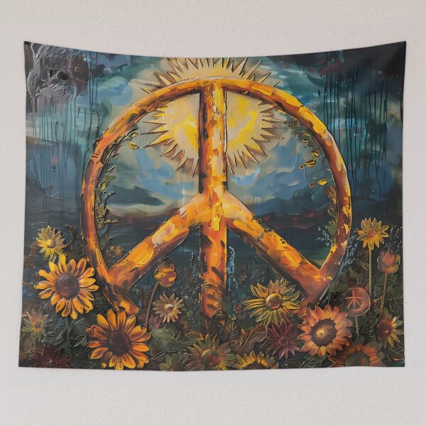 Item preview, Sunflower Peace Sign designed and sold by dcrc.