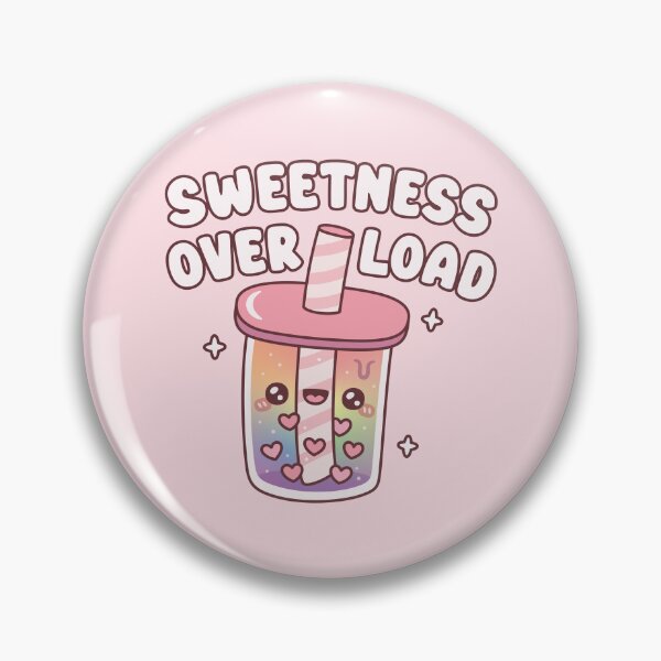 Item preview, Cute Bubble Tea With Heart Boba Sweetness Overload designed and sold by rustydoodle.