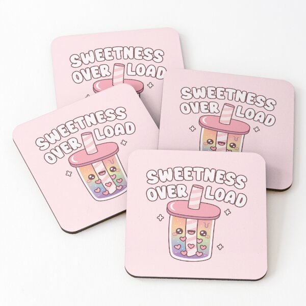 Item preview, Cute Bubble Tea With Heart Boba Sweetness Overload designed and sold by rustydoodle.