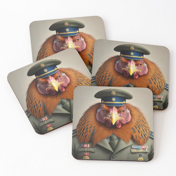 Item preview, Colonel Cluckers designed and sold by Furbulous Faces.