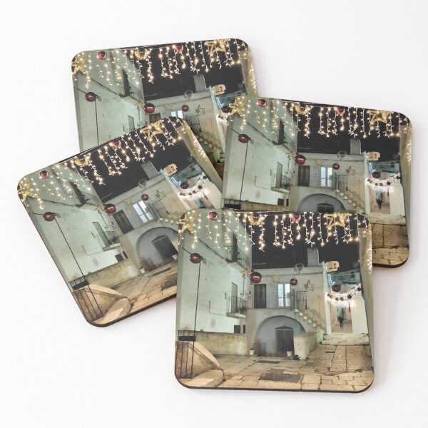 Item preview, Christmas Magic in the Heart of Monte Sant'Angelo: A Glimpse of Enchantment in the Historic Junno District designed and sold by EpicVistas.