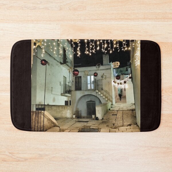 Item preview, Christmas Magic in the Heart of Monte Sant'Angelo: A Glimpse of Enchantment in the Historic Junno District designed and sold by EpicVistas.