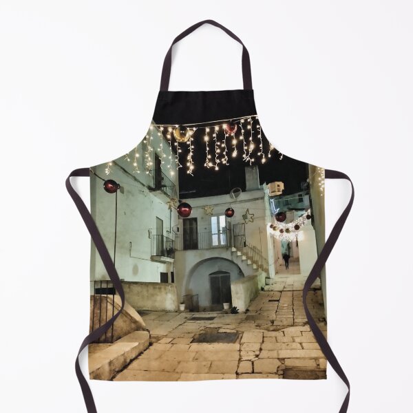 Item preview, Christmas Magic in the Heart of Monte Sant'Angelo: A Glimpse of Enchantment in the Historic Junno District designed and sold by EpicVistas.
