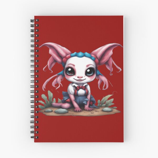 Item preview, Harley The Axolotl, Product Colour: Ruby Red  designed and sold by Midnight Veil Designs.
