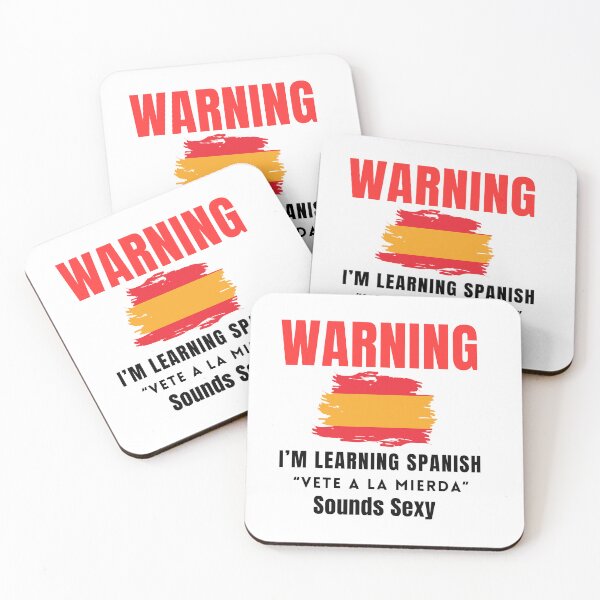 Item preview, Warning I'm learning Spanish designed and sold by ZMaria.