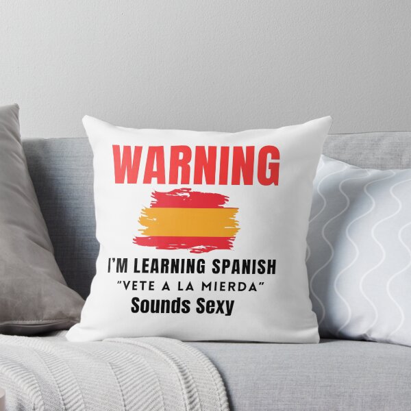 Item preview, Warning I'm learning Spanish designed and sold by ZMaria.