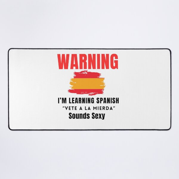 Item preview, Advertencia estoy aprendiendo español designed and sold by ZMaria.