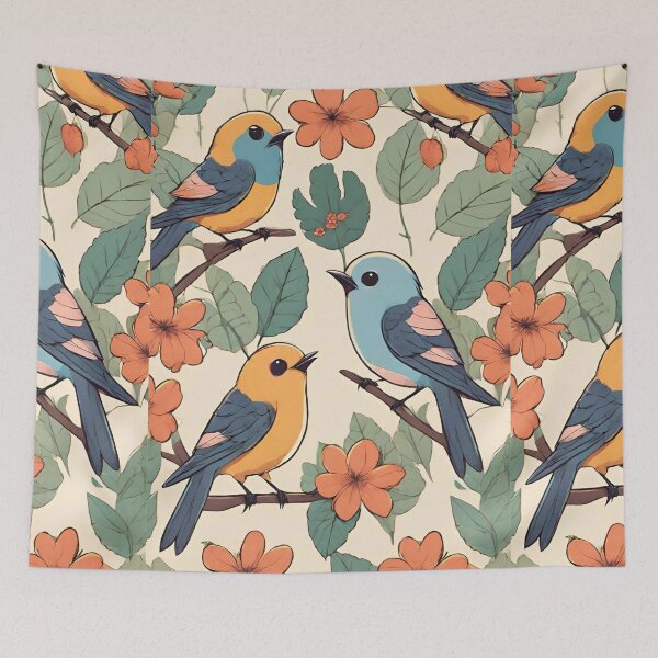 Item preview, THE THREE BIRDS  designed and sold by MUDUGAMU.