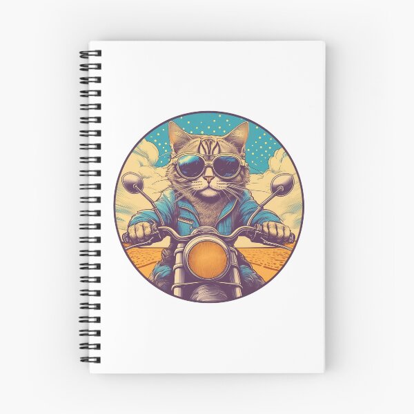 Item preview, Cool cat riding a bike designed and sold by paolaalchapar.