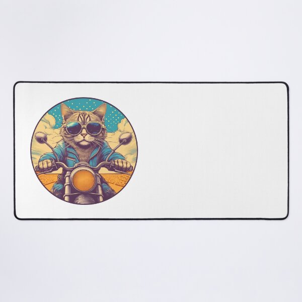 Item preview, Cool cat riding a bike designed and sold by paolaalchapar.