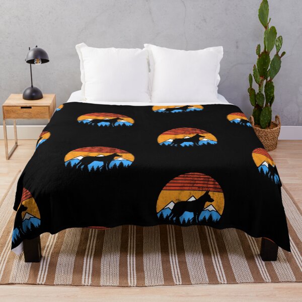 Item preview, Retro Distressed Vintage Sunset Mountains Koolie Gift designed and sold by Guarddogdrive.