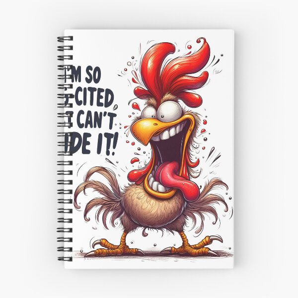 Item preview, Funny chicken designed and sold by rich4Design.