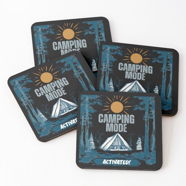 Item preview, Distressed Nature Design Camping Mode Activated designed and sold by AlienOccupation.