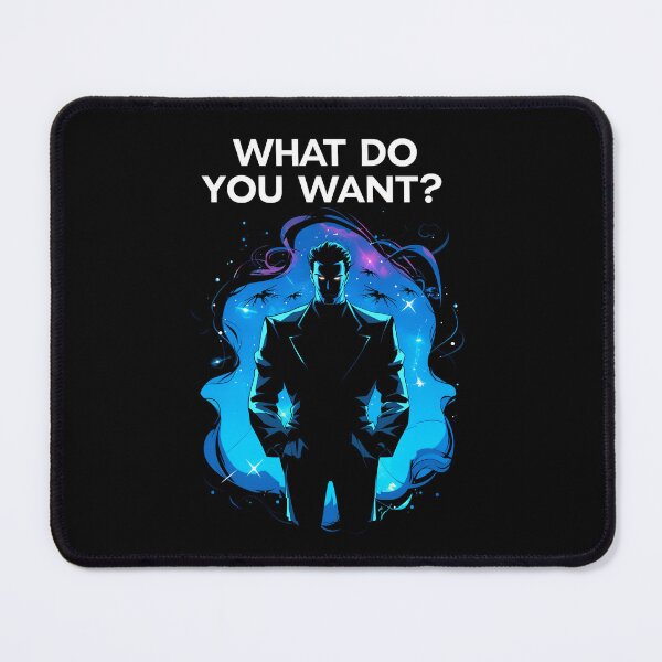 Item preview, What Do You Want - Man Among Shadows - Sci-Fi designed and sold by Fenay Designs.