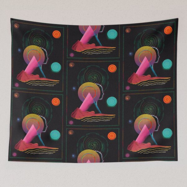 Item preview, Galactic Dreams: Cosmic Nebula Space Art Print designed and sold by ByteMode.