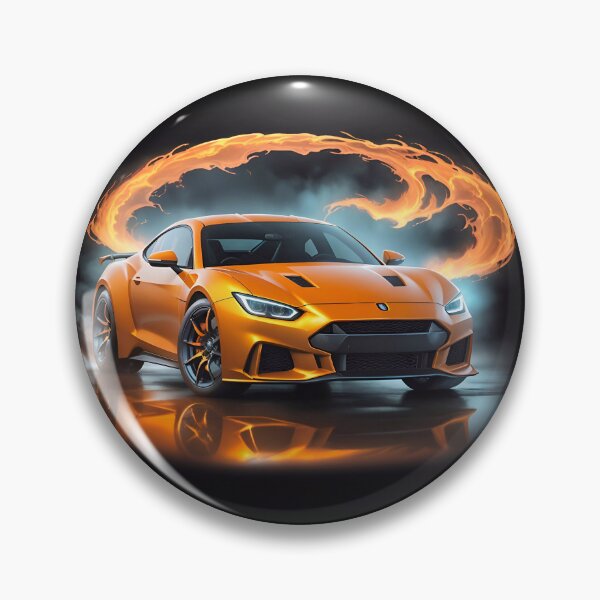 Item preview, Cool Flaming Racing Sports Car designed and sold by TheArtOfPat.