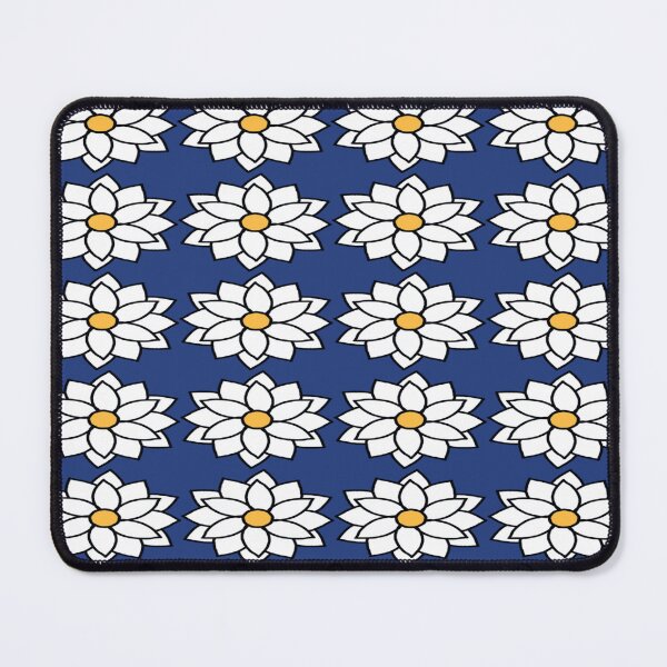 Item preview, White Flower With Blue Background designed and sold by Rainbowland123.