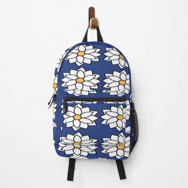 Item preview, White Flower With Blue Background designed and sold by Rainbowland123.
