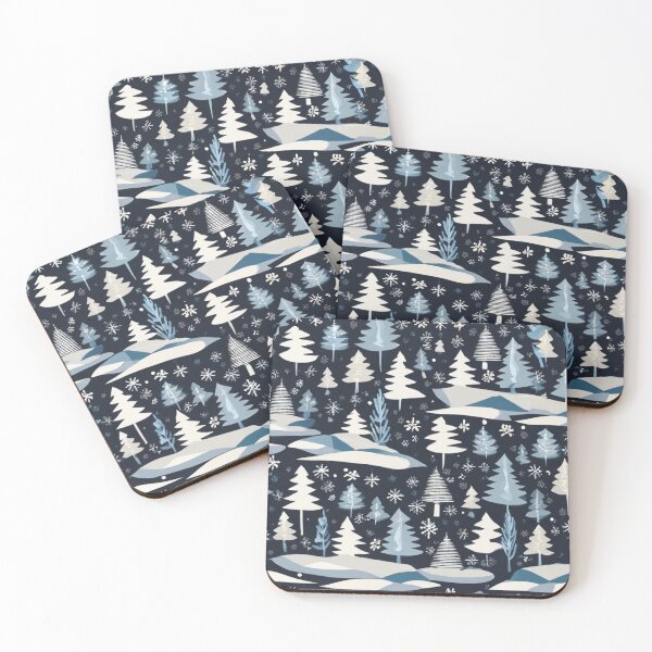 Item preview, Winter tree puttern designed and sold by kattjona.