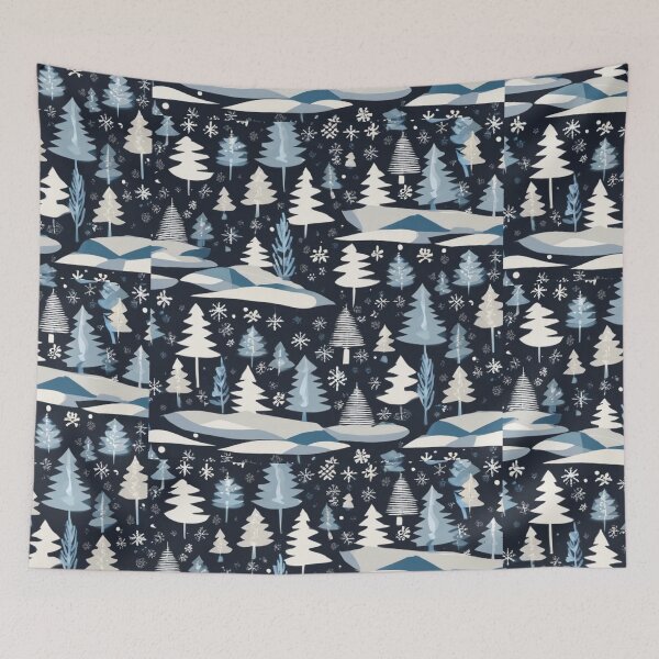 Item preview, Winter tree puttern designed and sold by kattjona.
