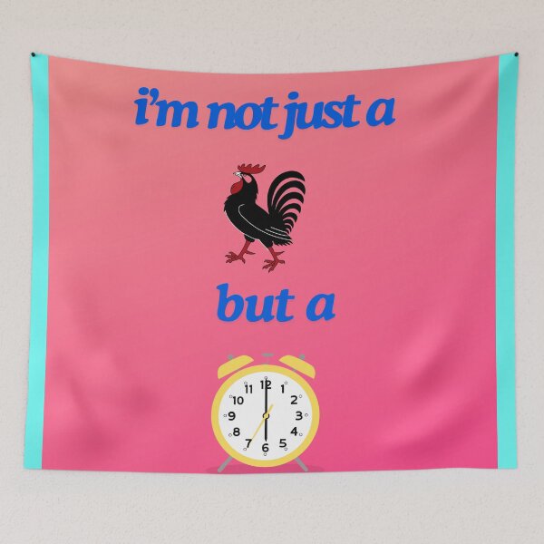 Item preview, I'M NOT JUST A COCK BUT A CLOCK designed and sold by ThamaraiSelvi.