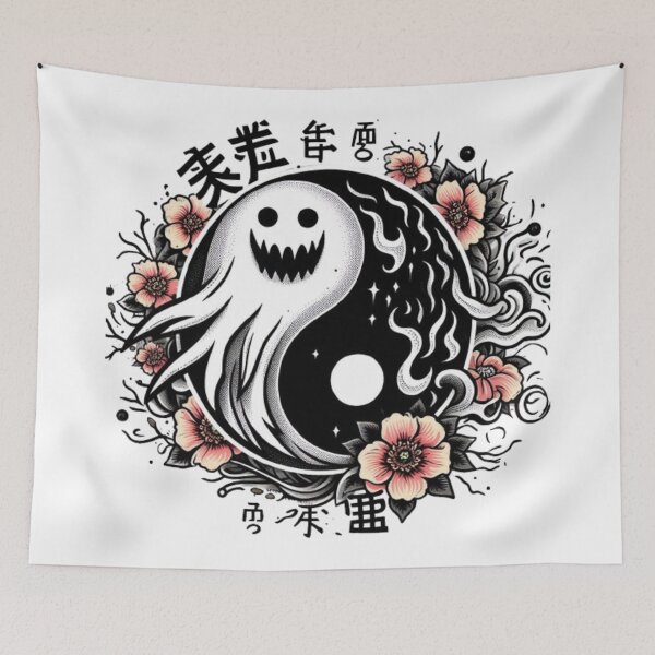 Item preview, yin yang ghost designed and sold by AvalonTshirts.