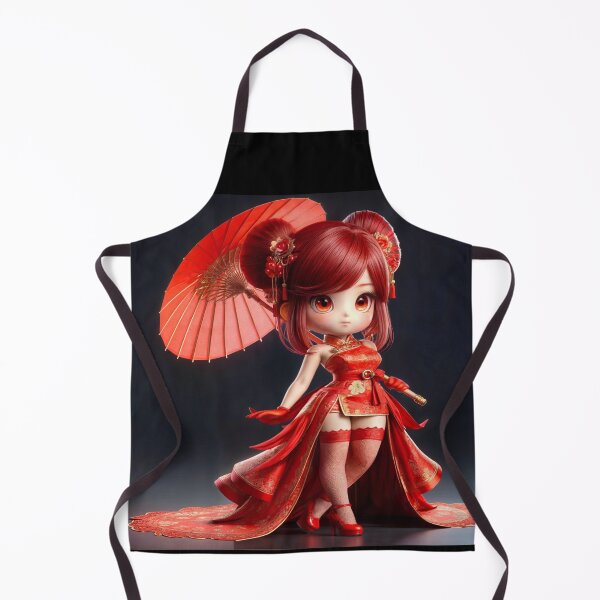 Item preview, Akane the Red Guardian of the Chibi Order of Silk designed and sold by CHIBI_POPZ.