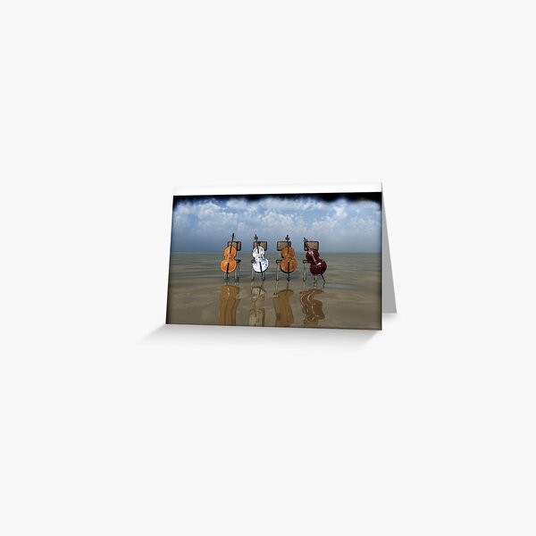 Item preview, 4 Cellos on the beach ... designed and sold by AtelierFafard.