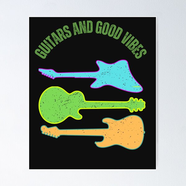 Item preview, Colorful Guitars and Good Vibes designed and sold by AlienOccupation.