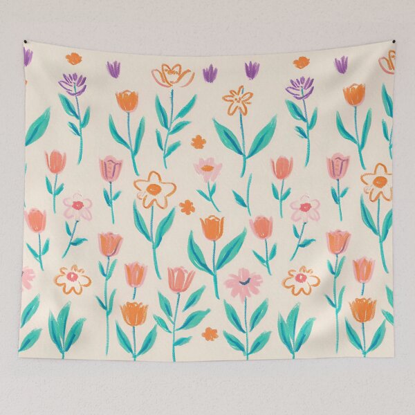 Item preview, CRAYON FLOWERS designed and sold by MUDUGAMU.