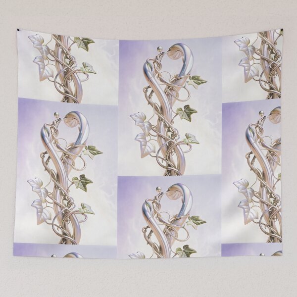 Item preview, Chrome Ivy - y2k Ivy Gold Silver Airbrush Style Design designed and sold by bearslover.