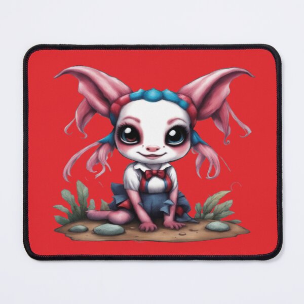 Item preview, Harley The Axolotl, Product Colour: Rose Red designed and sold by Midnight Veil Designs.