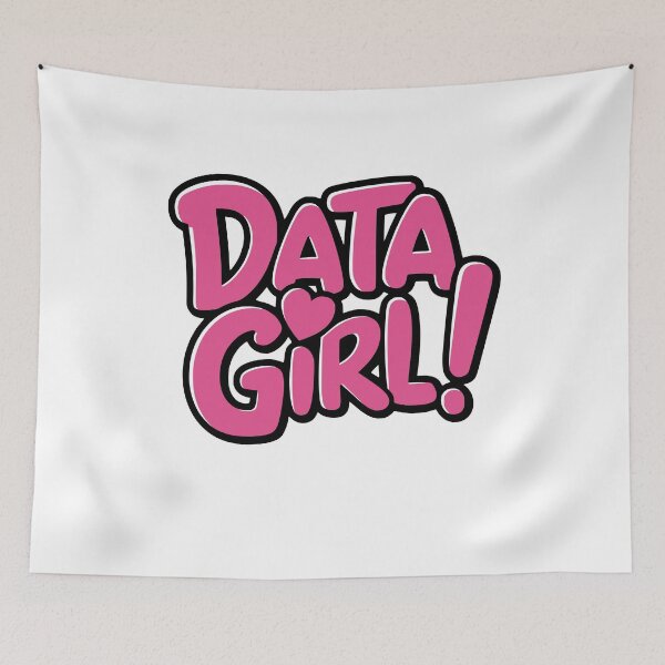 Item preview, ¡Chica de datos! Mujeres rosadas en tallo designed and sold by PMCreative.