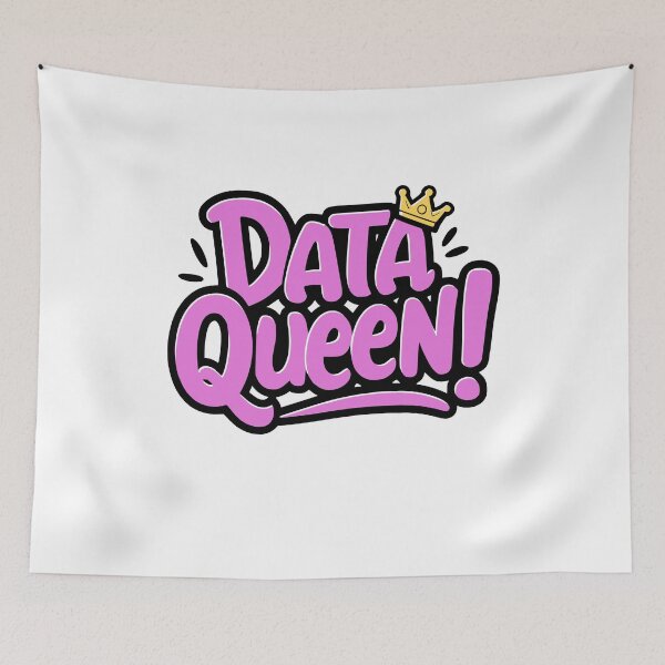 Item preview, Data Queen! Pink Data Girl designed and sold by PMCreative.