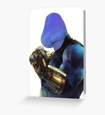 Thanose Greeting Card