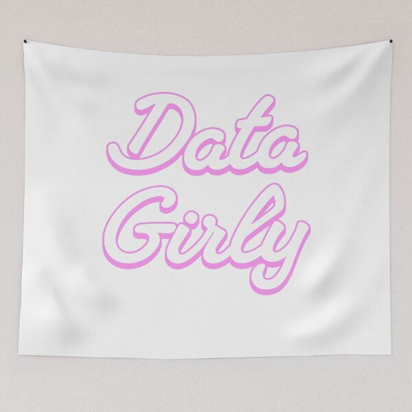 Item preview, ¡Datos femeninos! Chica de datos rosa designed and sold by PMCreative.