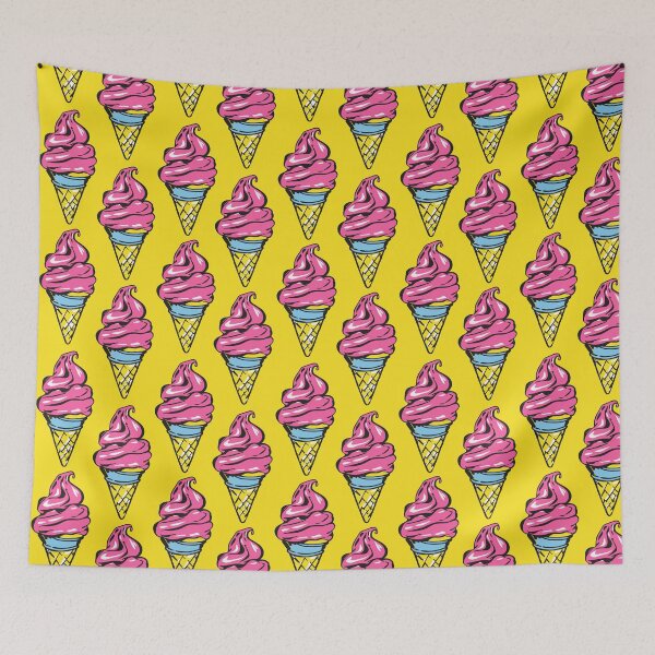 Item preview, Pop Treats- Ice Cream Pattern: Indulge in the Sweet Delights of Pop Art Confections designed and sold by Loffartdesign.