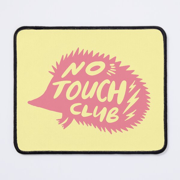 Item preview, No touch neurodiversity awareness pink sticker designed and sold by Mea Jordaan.
