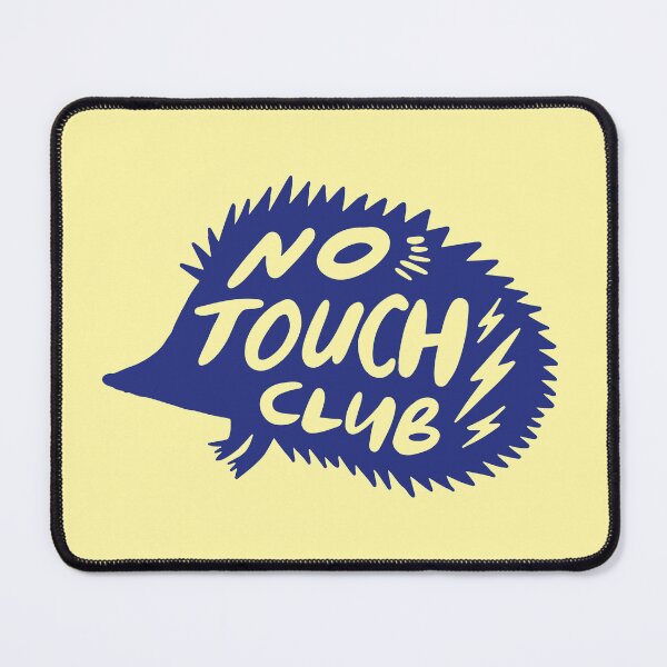 Item preview, No touch neurodiversity awareness navy sticker designed and sold by Mea Jordaan.