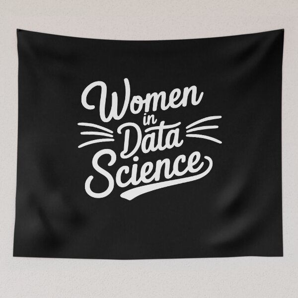 Item preview, ¡Mujeres en la ciencia de datos! Chica de datos blanca designed and sold by PMCreative.