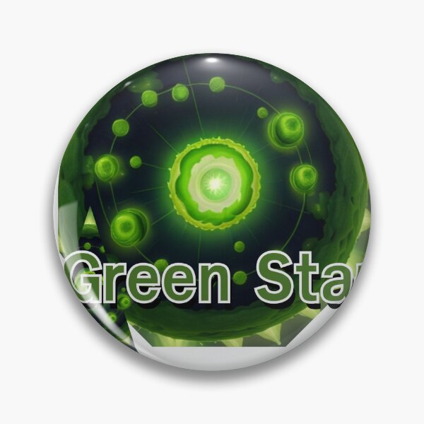 Item preview, green star designed and sold by TtanNew.