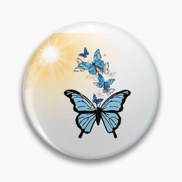 Item preview, Blue morpho butterfly in sun designed and sold by Yeyishop.