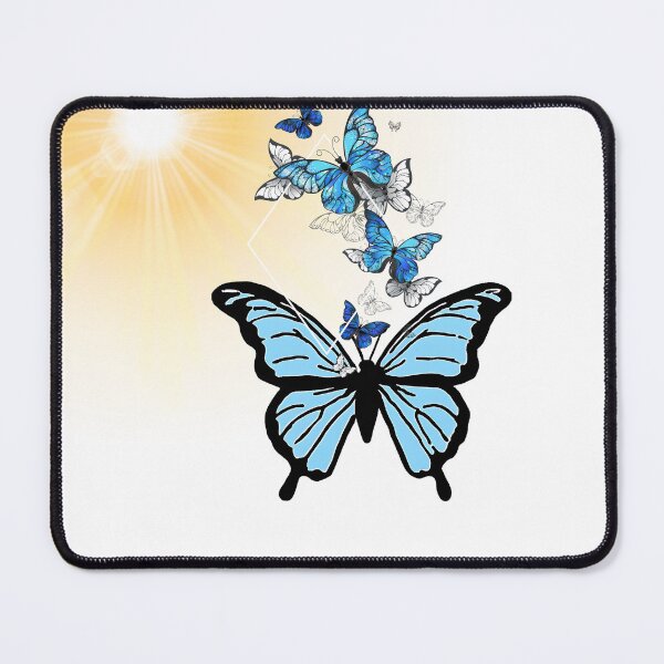 Item preview, Blue morpho butterfly in sun designed and sold by Yeyishop.