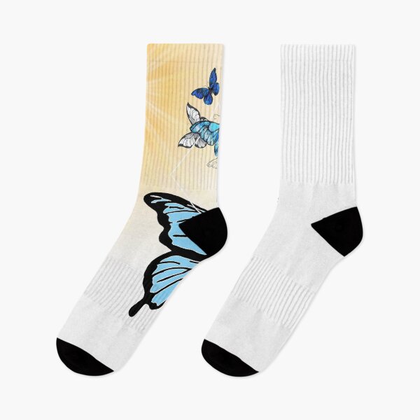 Item preview, Blue morpho butterfly in sun designed and sold by Yeyishop.