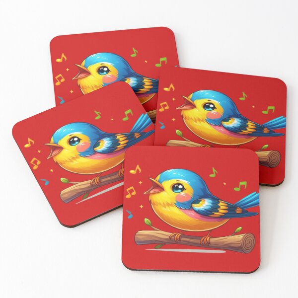 Item preview, Colorful bird song: melodies of joy in colorful plumage designed and sold by FotoworldEdel.