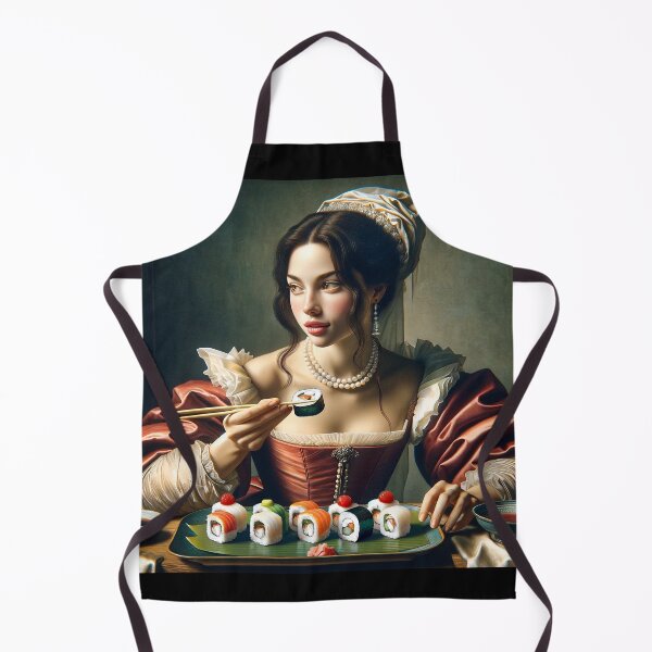 Item preview, Altered Art Woman with Sushi designed and sold by PyxieZen.