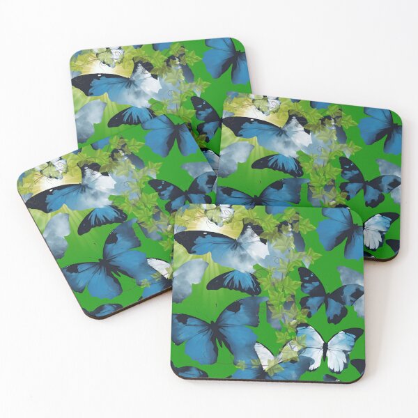 Item preview, Blue morpho butterfly lover's designed and sold by Yeyishop.