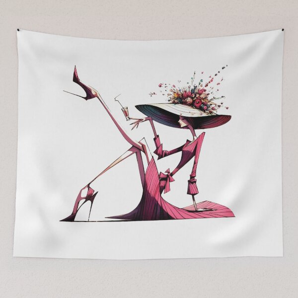 Item preview, Elegant Lady with Drink: Sophisticated Sip designed and sold by Hungry-Murphy.